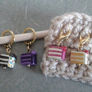 Stitch Markers - cake slices