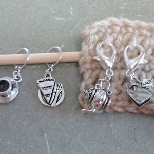 Stitch Markers - tea time