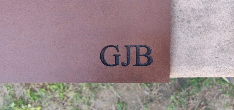 Leather Desk Pad , Leather Desk Mat Vintage Black Genuine , Executive Desk Blotter, Laptop Pad, schreibtischunterlage, Office Desk Accessory image 5