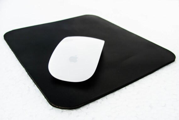 Black Mousepad Original Vintage Leather Desk Pad Leather Etsy