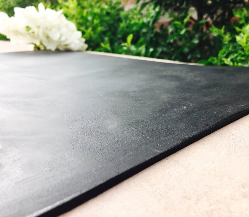 Leather Desk Pad , Leather Desk Mat Vintage Black Genuine , Executive Desk Blotter, Laptop Pad, schreibtischunterlage, Office Desk Accessory image 3