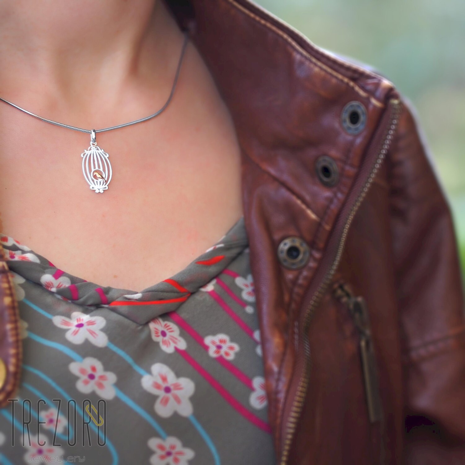 Collar Fénix Acero Inoxidable - Joyería De Moda Para Mujer