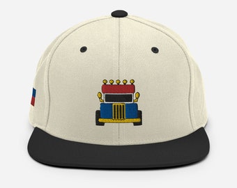JEEPNEY PHILIPPINES Snapback-hoed met vlag opzij