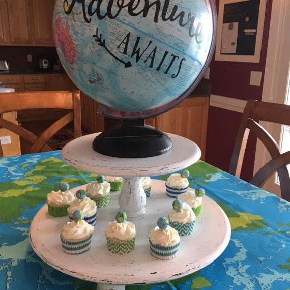 Custom Two Tier Stand Wedding Cupcake Two Tier Cupcake Stand Etsy