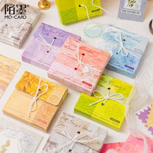 100 pezzi, carta da giornale spazzatura, carta da scrapbooking, decorazione album fotografico, colorato, carino, giornale, temi natura