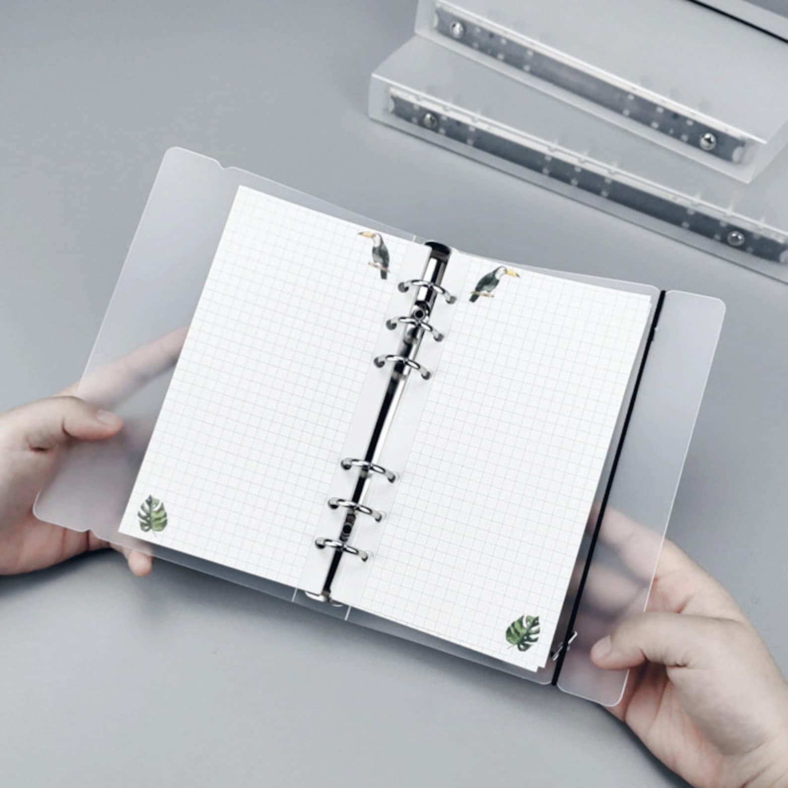 A5 B5 A7 Planner Binder Personal Size Planner Cover 6 Ring Etsy