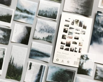 50pcs, planner stickers, photo album decoration, cute sticker, journal stickers, Nature themes