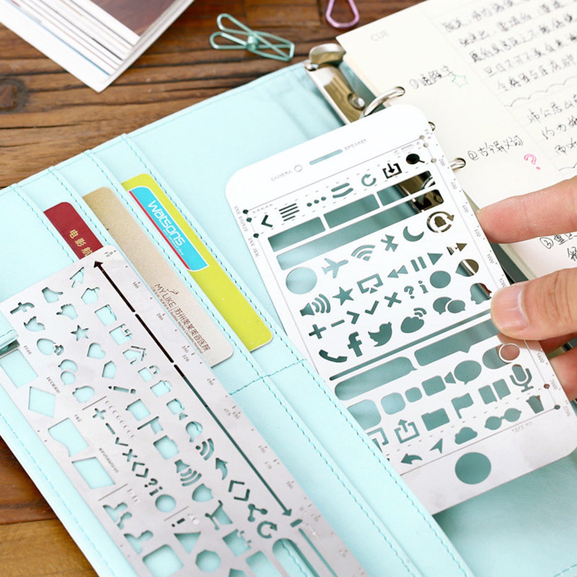Planner Stencil Bullet Journal Stencil Metal Stencil Etsy