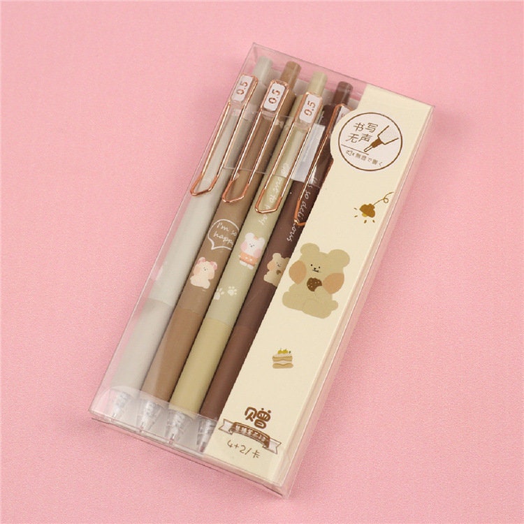 Kawaii Mechanical Pencil Set Include Peach Mechanical - Temu