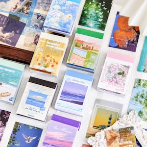 50 pcs, autocollants d'agenda, autocollants de fleurs, décoration d'album photo, journal, autocollant d'agenda, autocollant de scrapbooking, thèmes de la nature
