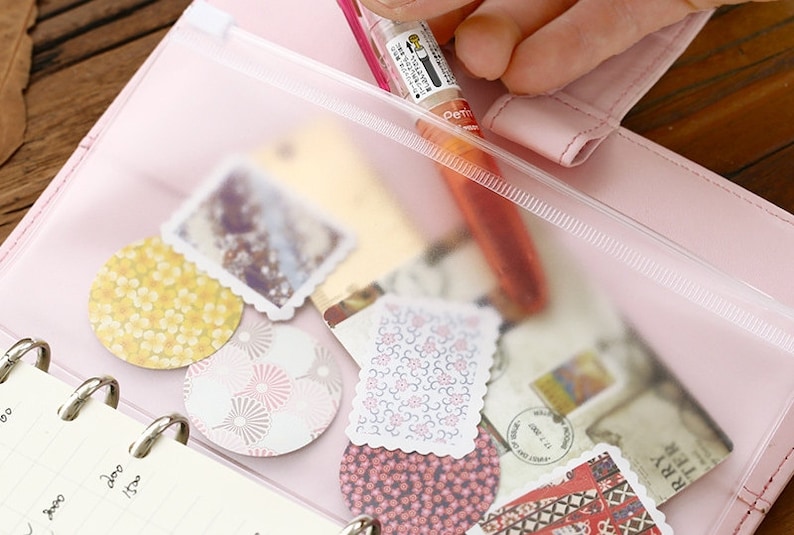 3pcs PVC Pouch A5 Zipper Pouch Personal Size Pouch A7 Etsy