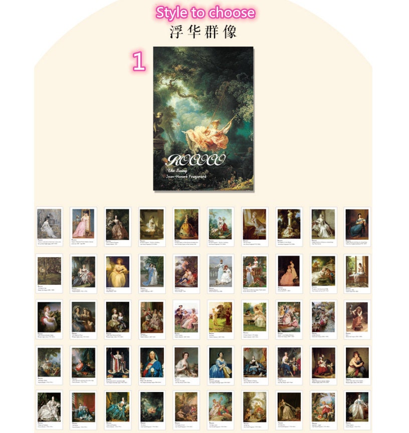 50pcs art stickers photo album decoration journal stickers Etsy