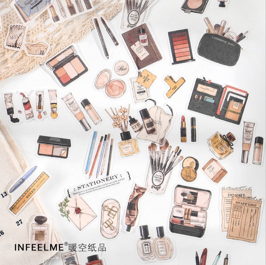 40pcs cosmetics stickers perfume stickers photo album | Etsy