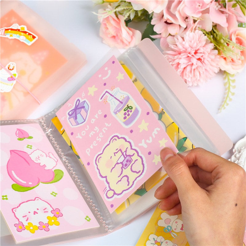 Sticker Notes Storage Sticker Storage Book, Photo Storage, Storage Album, Back to School ...