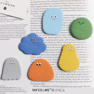 Post-it, promemoria per pianificatore, nuvole, post-it da fare, blocco note Kawaii, album, colorato, simpatico blocco note, cancelleria, accessorio per pianificatore