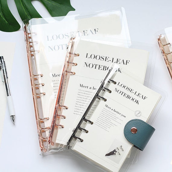 100 Sheets Kawaii Journal Notebook Loose-leaf Binder Bear Planner