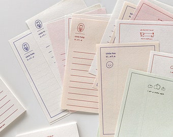 30sheets, Cute Notepad, schedule notes, things to do, line memo pad, smile memo pad, Flower Paper Pad, Schedule Plan, Fruit  pad, plant pad
