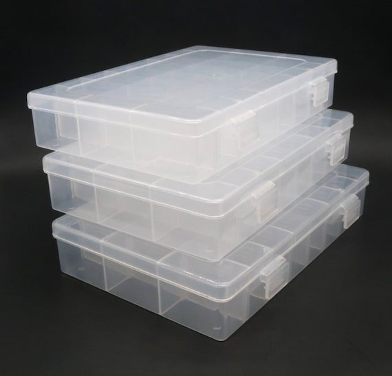 Kunststoff Aufbewahrungsbox, Organizer Box, 24 Fächer Box, Behälter,  Puppenaugen Aufbewahrung, Perlen Box, Schmuck, Schmuck Verpackung, Ohrring  Box - .de