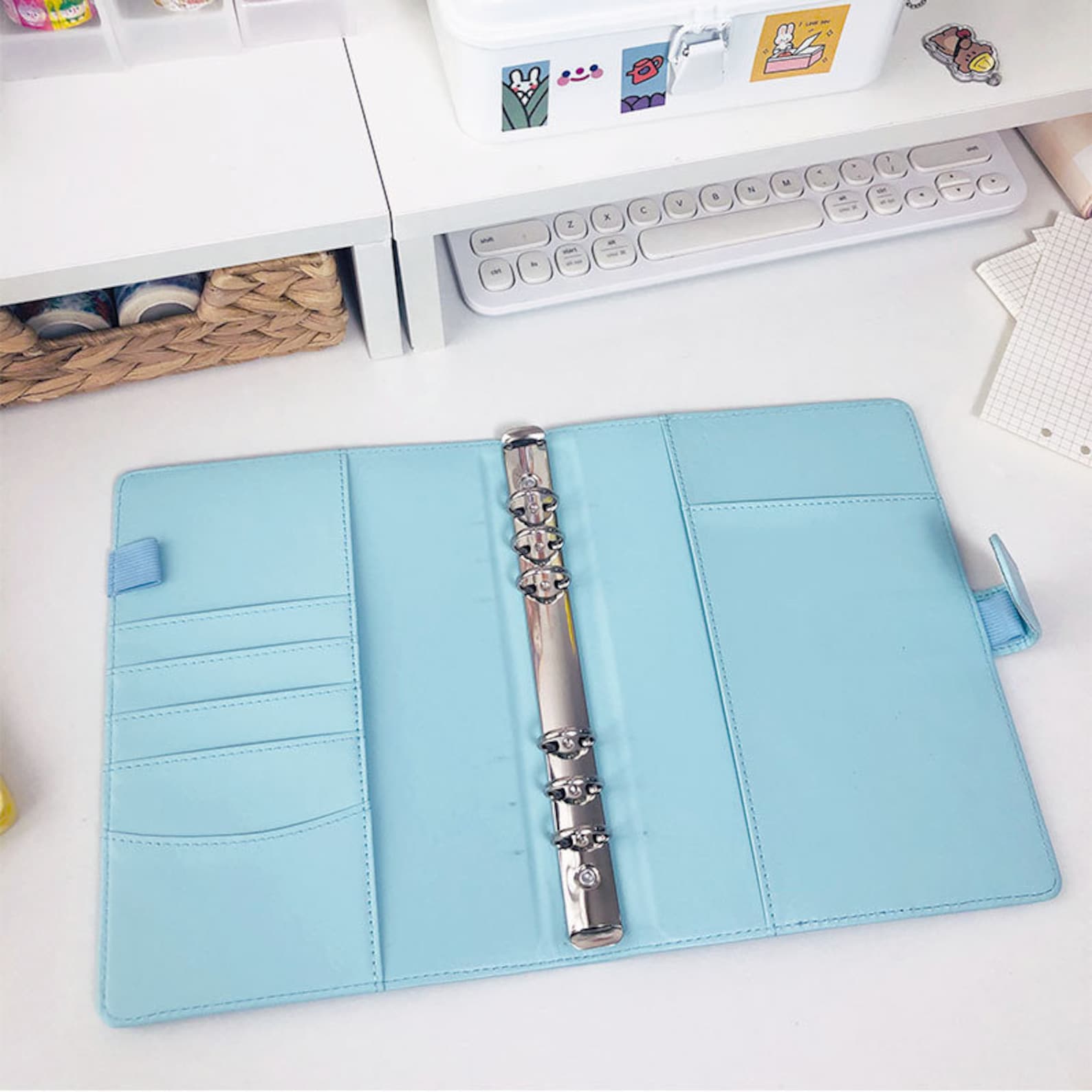 A5 Planner Binder, Planner Cover, Colorful, 6 Ring Binder, Back to ...