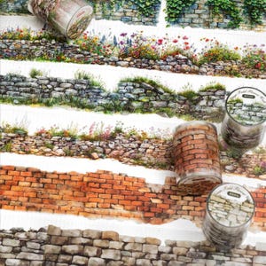 50mmx2m, flower, PET tape, Decorative materials, release paper