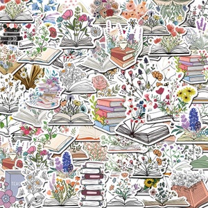 50 pcs, autocollants mignons, autocollants de valise, livre, autocollant imperméable, autocollants de bagage, papeterie kawaii, autocollant de scrapbooking, lot d'autocollants