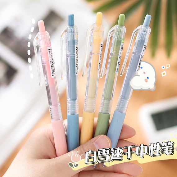 Coloured Gel Pen Set Six Colour Themes Aesthetic Coloured Pens School  Supplies Journal Supplies Craft Supplies Office Supplies 