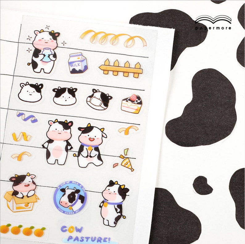 2 Sheets Cute Animal Stickers Planner Sticker Planner Etsy