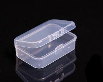 2pcs, Mini storage box, stickers storage, desk storage, plastic storage box, bead container, Scrapbook Organizer, stationery storage,planner
