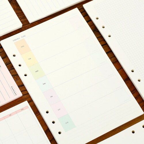 Personal Planner Inserts 40sheets Blank Refill Dot Lined Etsy