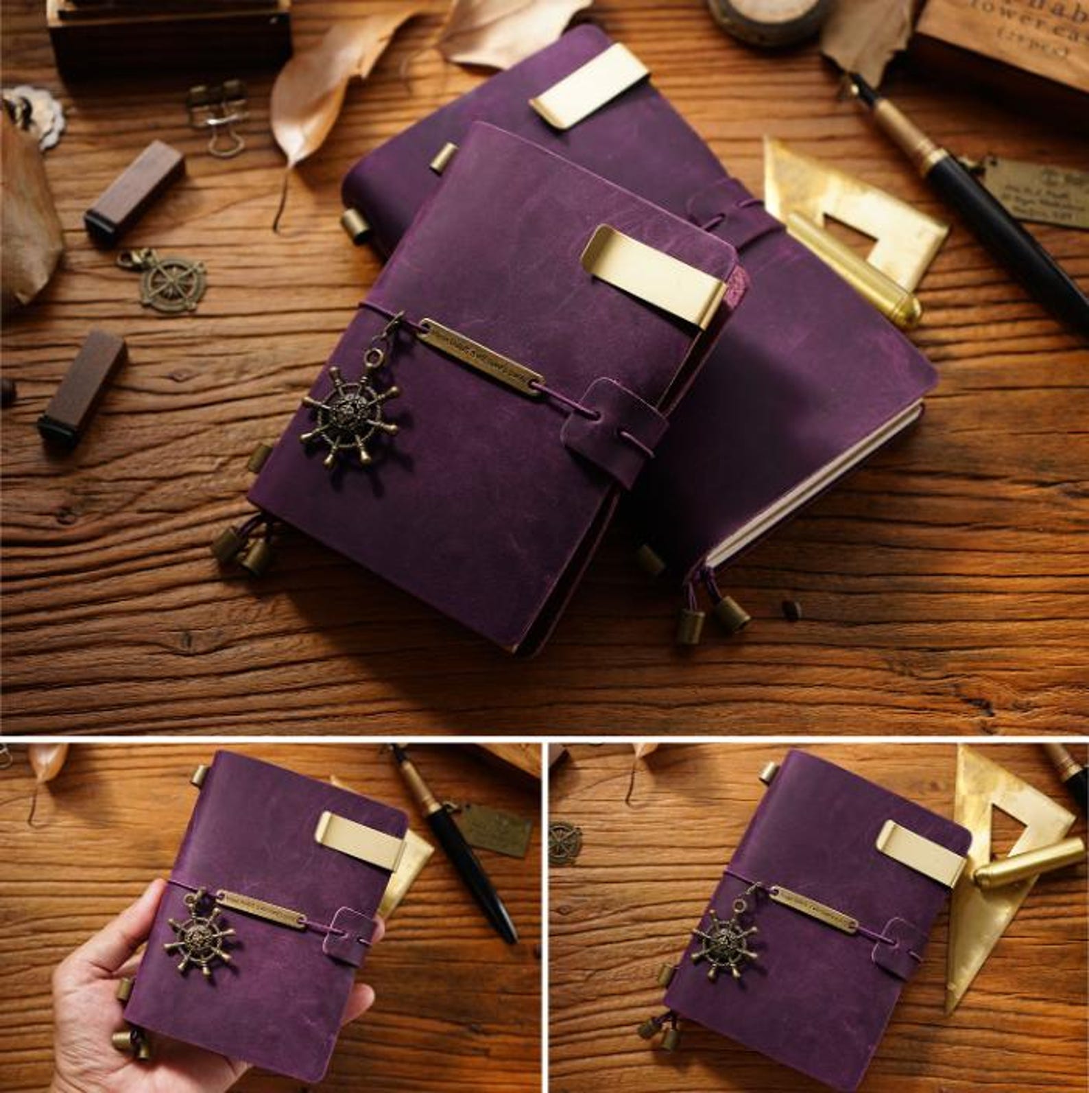 Traveler's Notebook Cover, Standard Size, Leather Journals, A5, TN ...