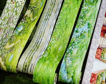 60mmx2m, flower, PET tape, Decorative materials, release paper