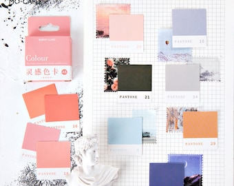 45 pcs, autocollants colorés, autocollants mignons, flocons d'autocollants, autocollant pour agenda, papeterie kawaii, autocollant de scrapbooking, journal intime, jolis autocollants