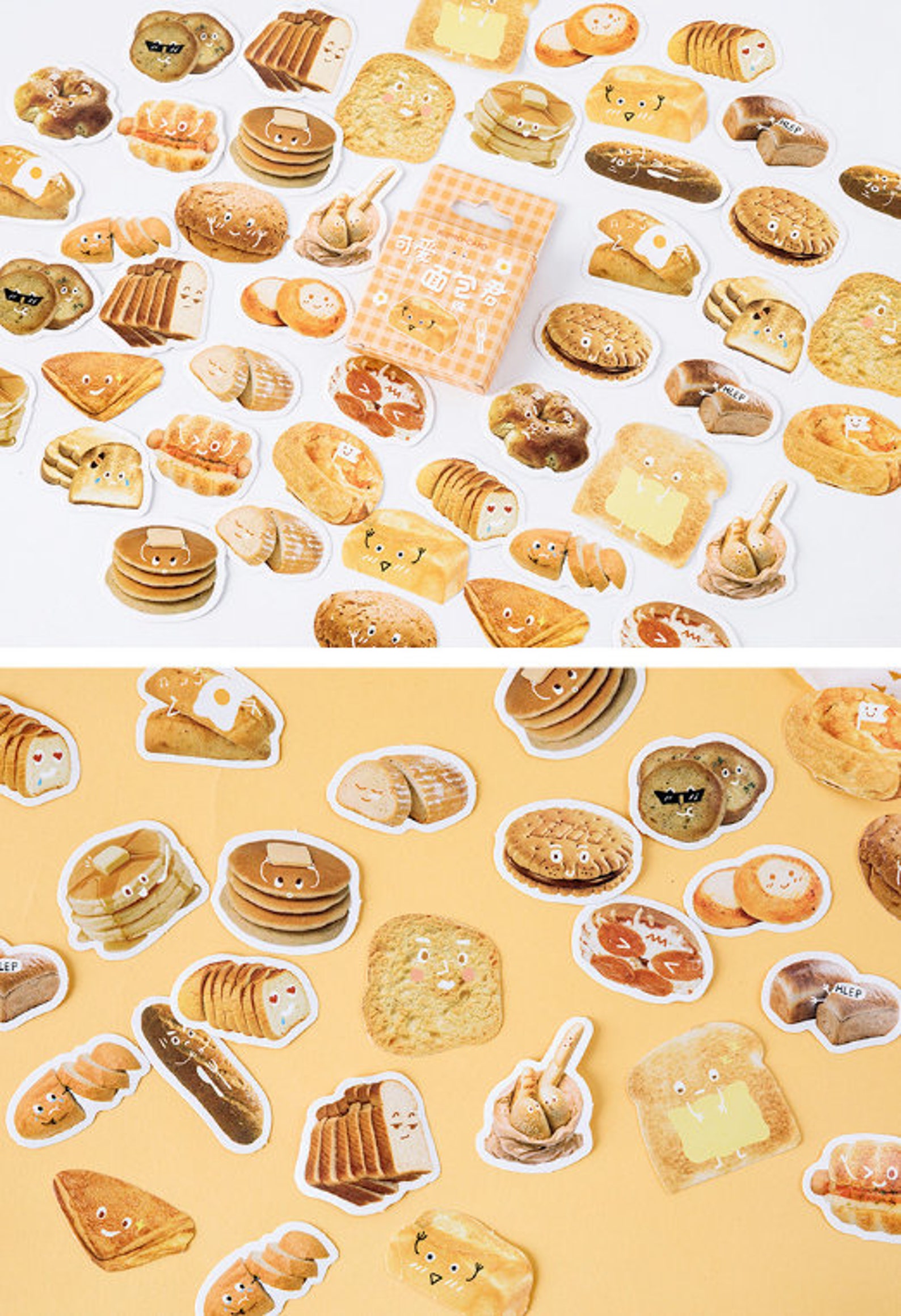 46pcs Bread Stickers Food Stickers Delicious Food Stickers Etsy