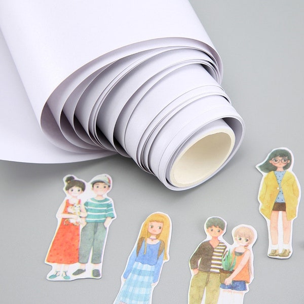 Sticker Release Paper, 2 sizes, Washi Tape Collection Roll, Stickers Collection, storage, reusable release paper, good quality, great price