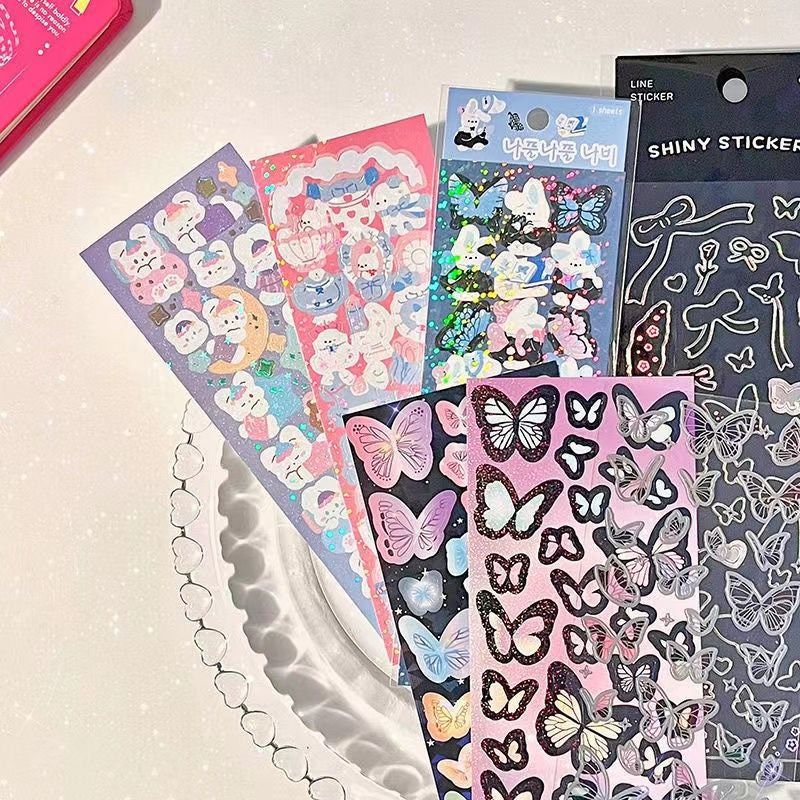 Super Affordable, 60/80/100sheets, Flower Stickers, Cute Photo Album ...