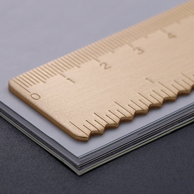Brass Ruler, Metal Ruler, 20cm Ruler, Drawing Ruler, Cute Ruler, Kawaii ...
