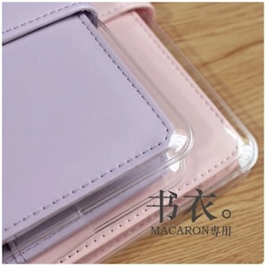 A5 macaron planner binder boekomslag, van toepassing op A5 macaron map, transparante planner omslag, pvc, terug naar schoolbenodigdheden, waterdichte omslag