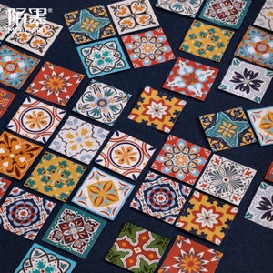 46 pcs, autocollant pour agenda, papeterie kawaii, lot d'autocollants, flocons d'autocollants, autocollant de scrapbooking, autocollants de journal, jeu d'autocollants, thèmes de la nature