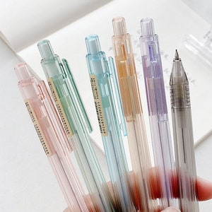 Lápiz mecánico, Lápiz lindo, 0.5 mm, Papelería Kawaii, Bolígrafos lindos, Bolígrafo planificador, regreso a clases, Bolígrafos estéticos, Útiles escolares