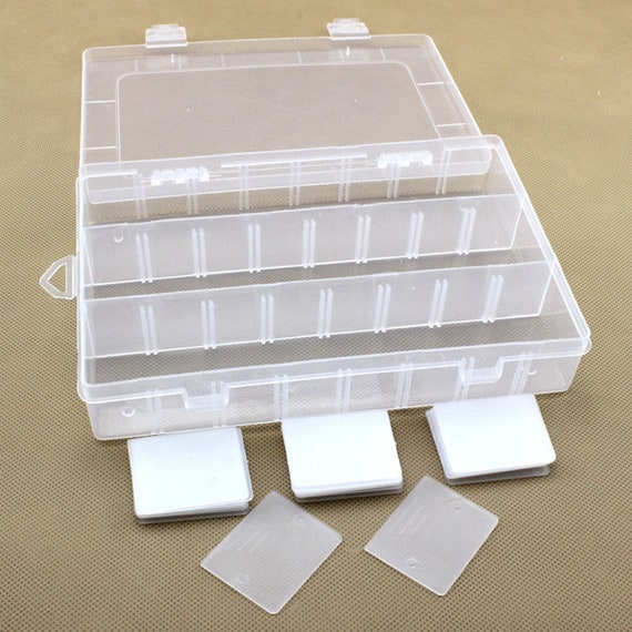 Plastic Storage Box, Organiser Box, 24 Compartments Box