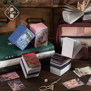 450 piezas, papel de diario basura, páginas vintage, diario basura, plantas, flores, mariposas, álbum de recortes, decorativo, diario, útiles escolares