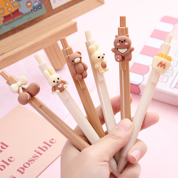 20 Pcs Kawaii Stationery Items Gel Pens Set Cute Neutral Pen Wholesale  Writing Tools