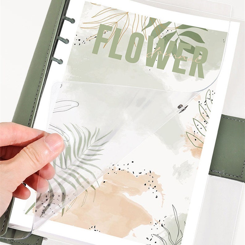 A5 Planner Binder Planner Cover 6 Ring Binder Back to Etsy