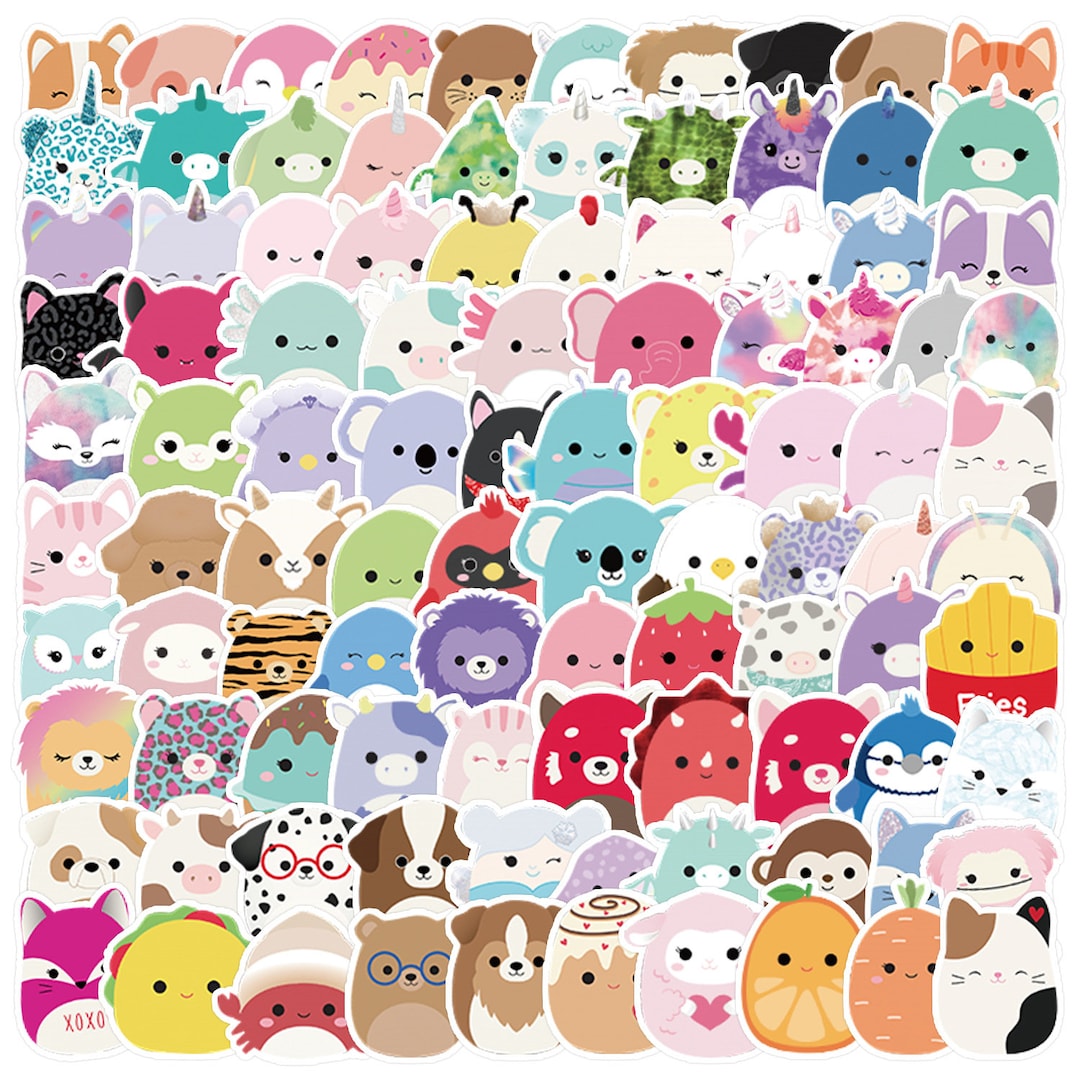 100pcs Cute Stickers Animal Stickers Holiday Decorations - Etsy