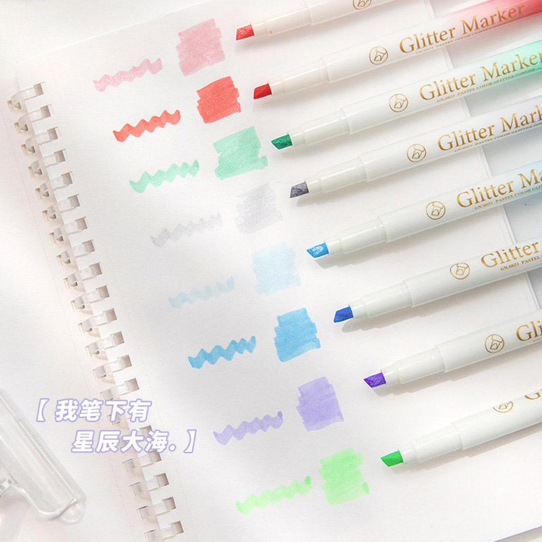 Twinkle Highlighter Pen, Glitter Marker, Back to School Supplies