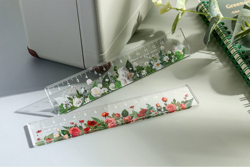 Ruler Drawing Ruler Cute Ruler Kawaii Stationery Student - Etsy UK