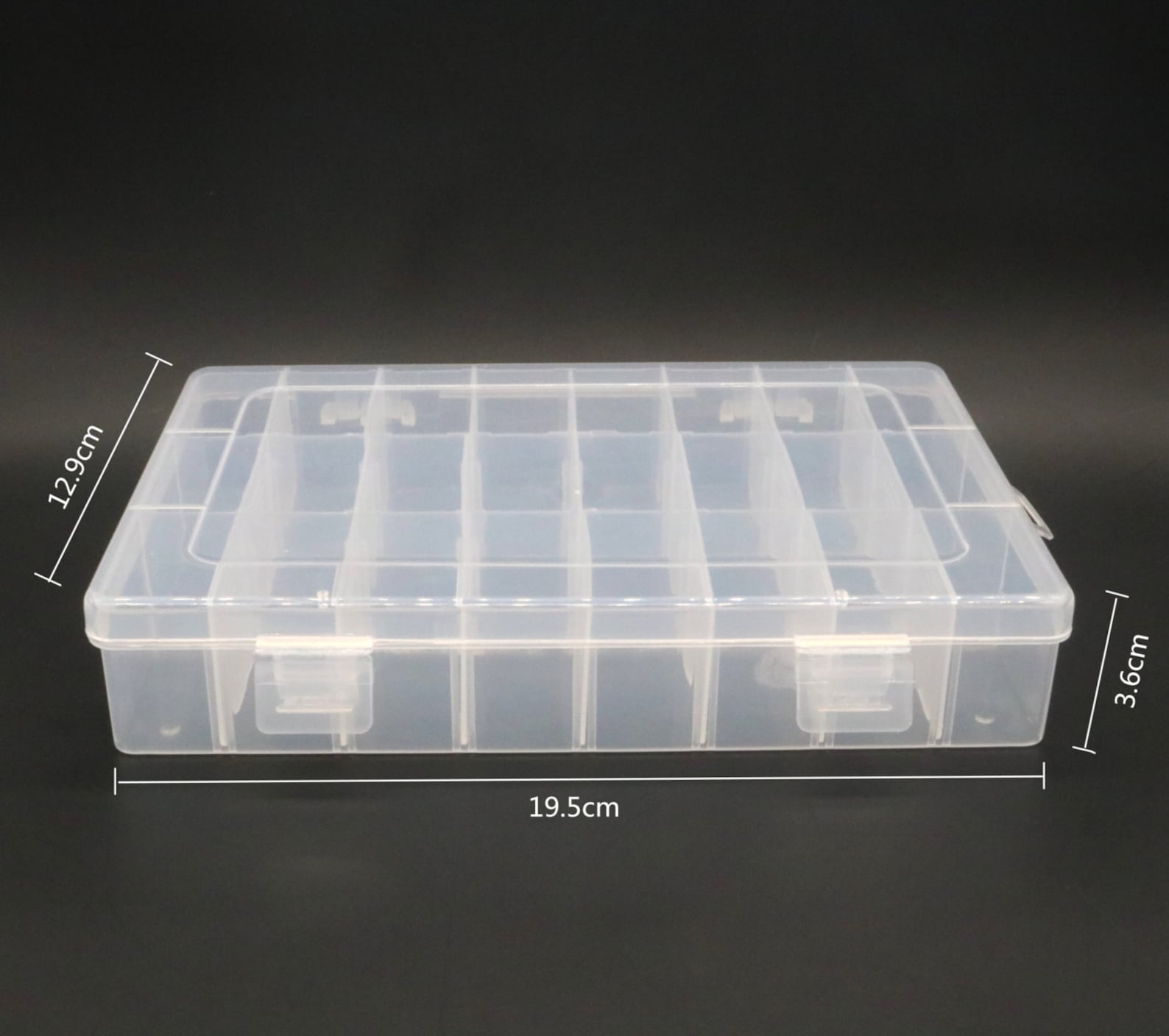 Plastic Storage Box Organiser Box 24 Compartments Box Etsy UK