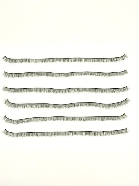Auburn Wispy Upper /& Lower Doll Eyelashes