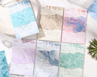 15 feuilles de papier pour junk journal, kit pour junk journal, PET, fournitures scolaires, papier scrapbooking, éphémères pour journal, thèmes nature