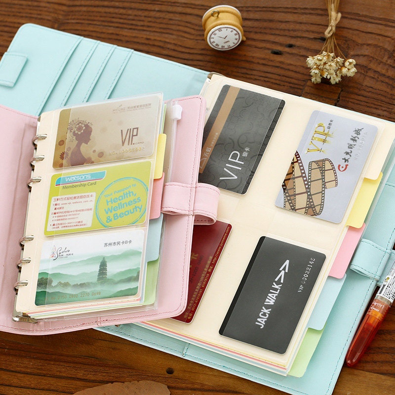 3x5 note card binder Hide & Drink, Leather Mini Briefcase Card Holder, Holds Up to 10 Cards Plus Folded Bills, Case, Cash Organizer, Handmade